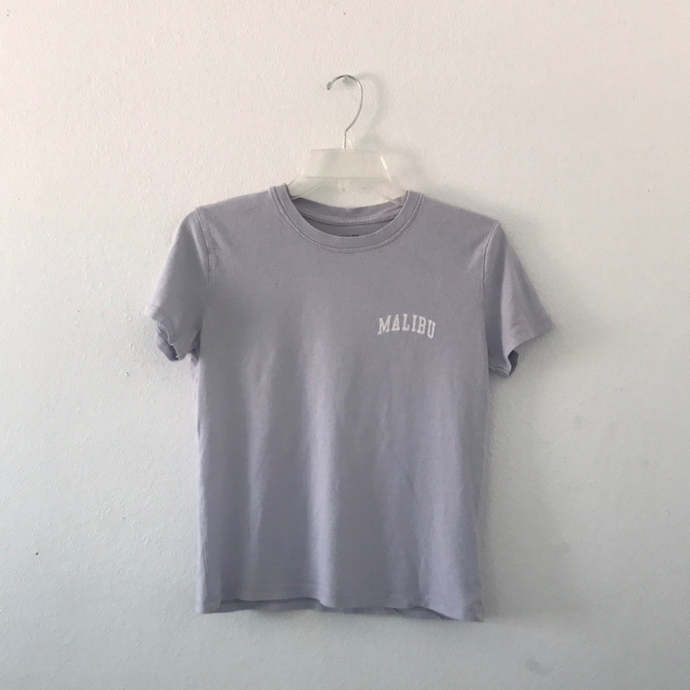 light blue brandy melville shirt